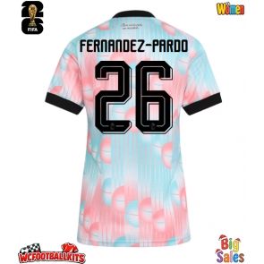 Belgium Matias Fernandez-Pardo #26 Replica Away Stadium Shirt for Women World Cup 2026 Short Sleeve